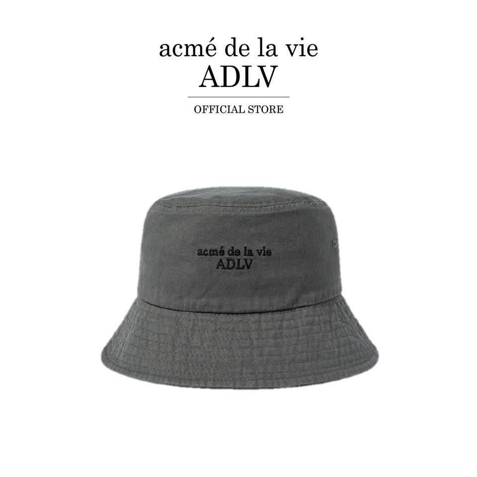 ADLV [acme de la vie] หมวก รุ่น Basic Logo Bucket Hat Grey (50033SBLCAU_F5GYXX)