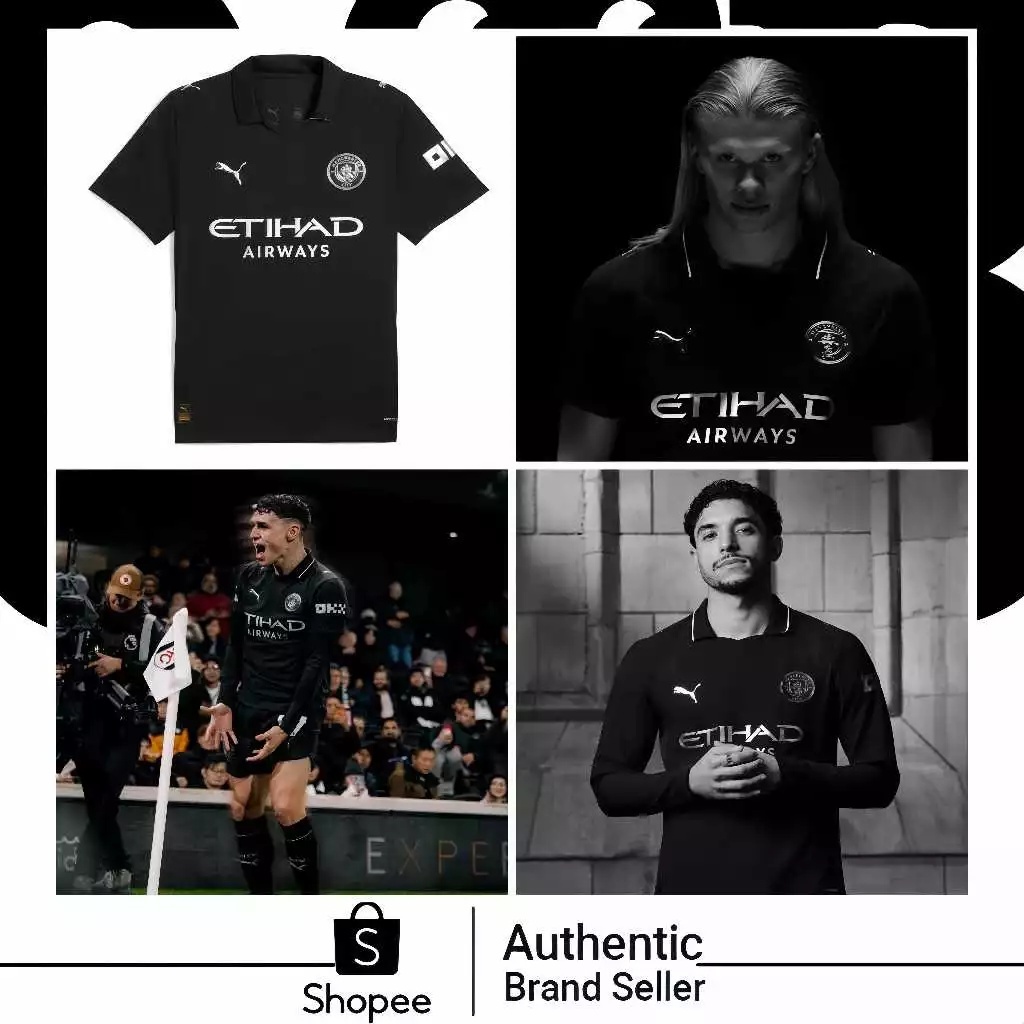 PM Manchester City SS25 25/26 Away Replica jersey เปิดพรีโปร IIมนซิตี้ 25/26 Away 🏁 สั่งซื้อเลย 🏁