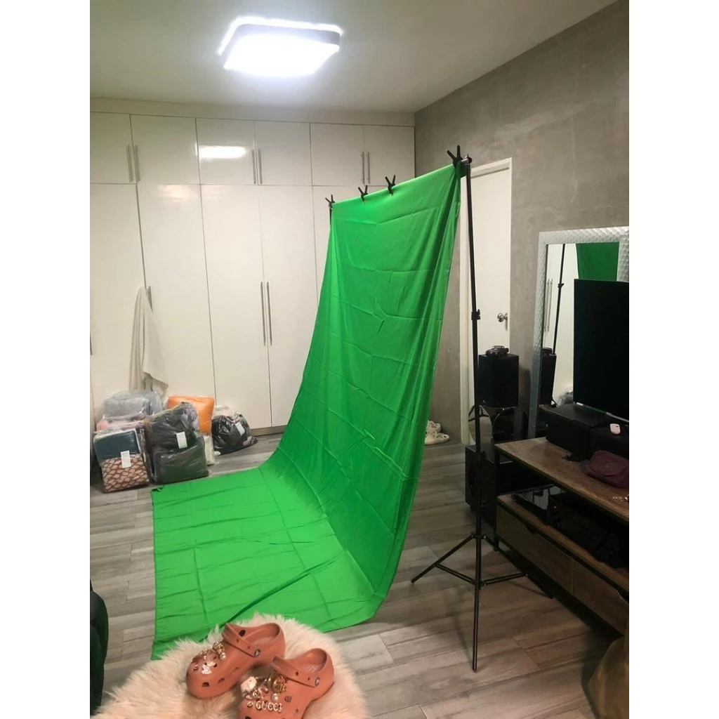 ฉากถ่ายภาพ 2x3m Photography Backdrop Muslin Cotton Green Screen thumbnail 10