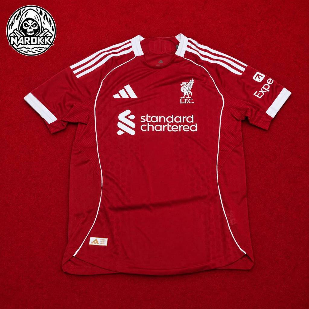 Liverpool HOME PLAYER ปี25/26 สีแดง เกรดนักเตะ ของแท้100%