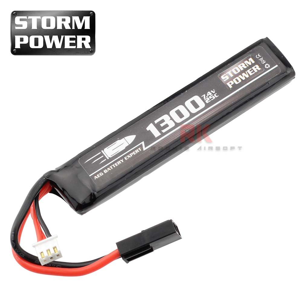 Storm Power 1300 mAh 7.4V 25C - GEN2