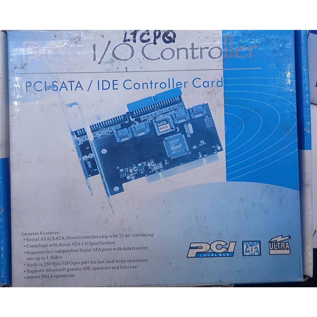 PCI SATA / IDE Controller Card การ์ดควบคุม SATA/IDE แบบ PCI รองรับการทำงาน DMA