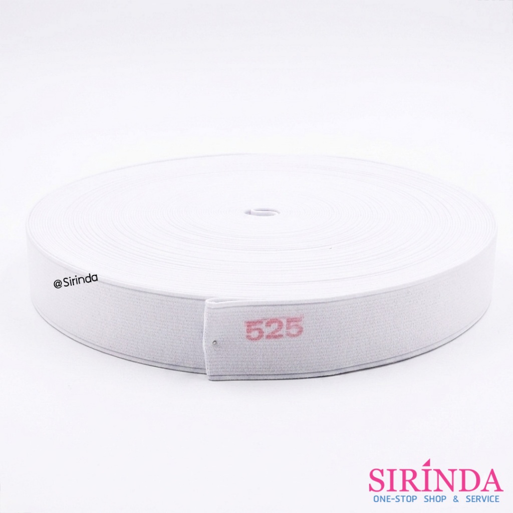 ยางยืด ยางขอบเอว ยางกางเกง 1นิ้วกระเบียด NO.525 I 1.25 INCH ELASTIC