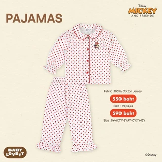 [Babylovett] (V7) Mickey Mouse & Friends - Pajamas ชุดนอนคอปก