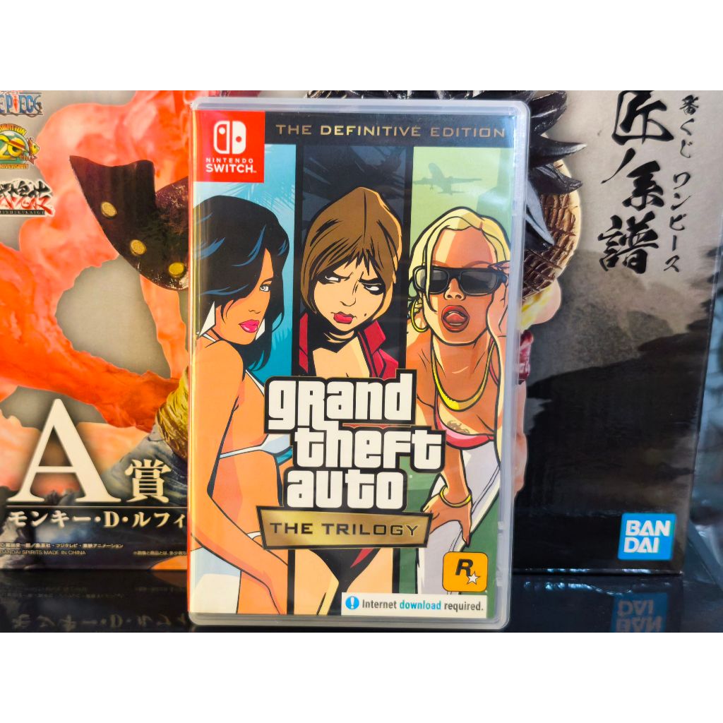 [แผ่นแท้ Nintendo Switch] : GTA Trilogy Switch แผ่นแท้ 3 เกมในแผ่นเดียว Vice City San Andreas 🎮