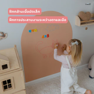 แผ่นแม่เหล็ก บอร์ดนิ่มแปะผนัง Luella Playwall วาดเขียน เรียนตัวอักษร บ้านสวย ลูกสมารถ