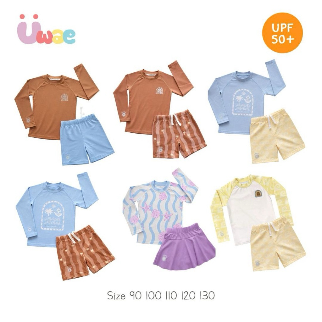Uwae เสื้อ กางเกง กันรังสียูวี ไม่มีหมวก รุ่น SP001-SP007