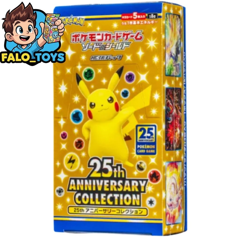 พร้อมส่ง pokemon card pikachu 25th anniversary