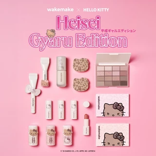 (พร้อมส่งในไทย)Wakemake X Hello Kitty Sanrio Collection เครื่องสำอางและแปรงแต่งหน้าของแท้นำเข้าจากญี่ปุ่นและเกาหลี