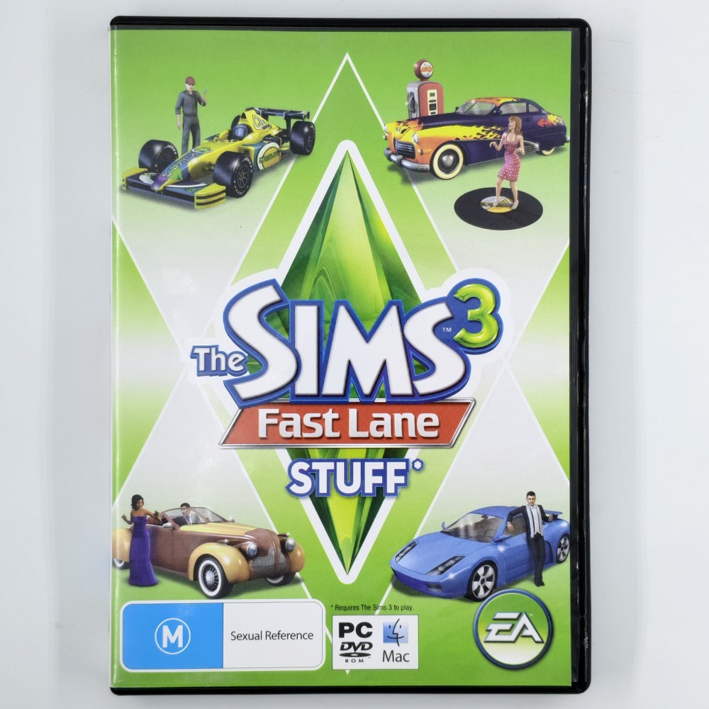 [00124] THE SIMS 3 : FAST LANE STUFF (AU)(PC)(USED) แผ่นเกม PC แท้ มือสอง !!