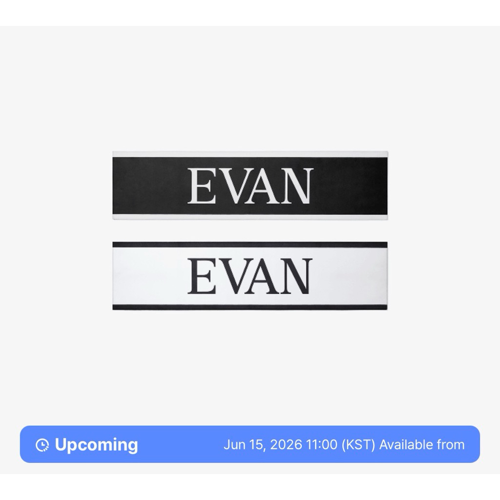 EVAN Slogan สโลแกน evan ของแท้จาก Weverse Shop