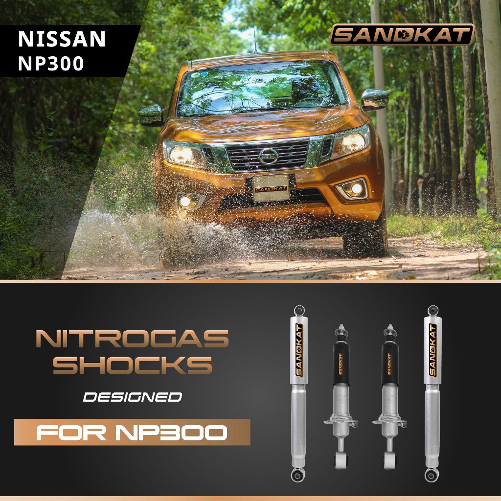 ชุดโช๊ค Nitrogas Shocks Nissan Navara NP300 (STD, UP 2")