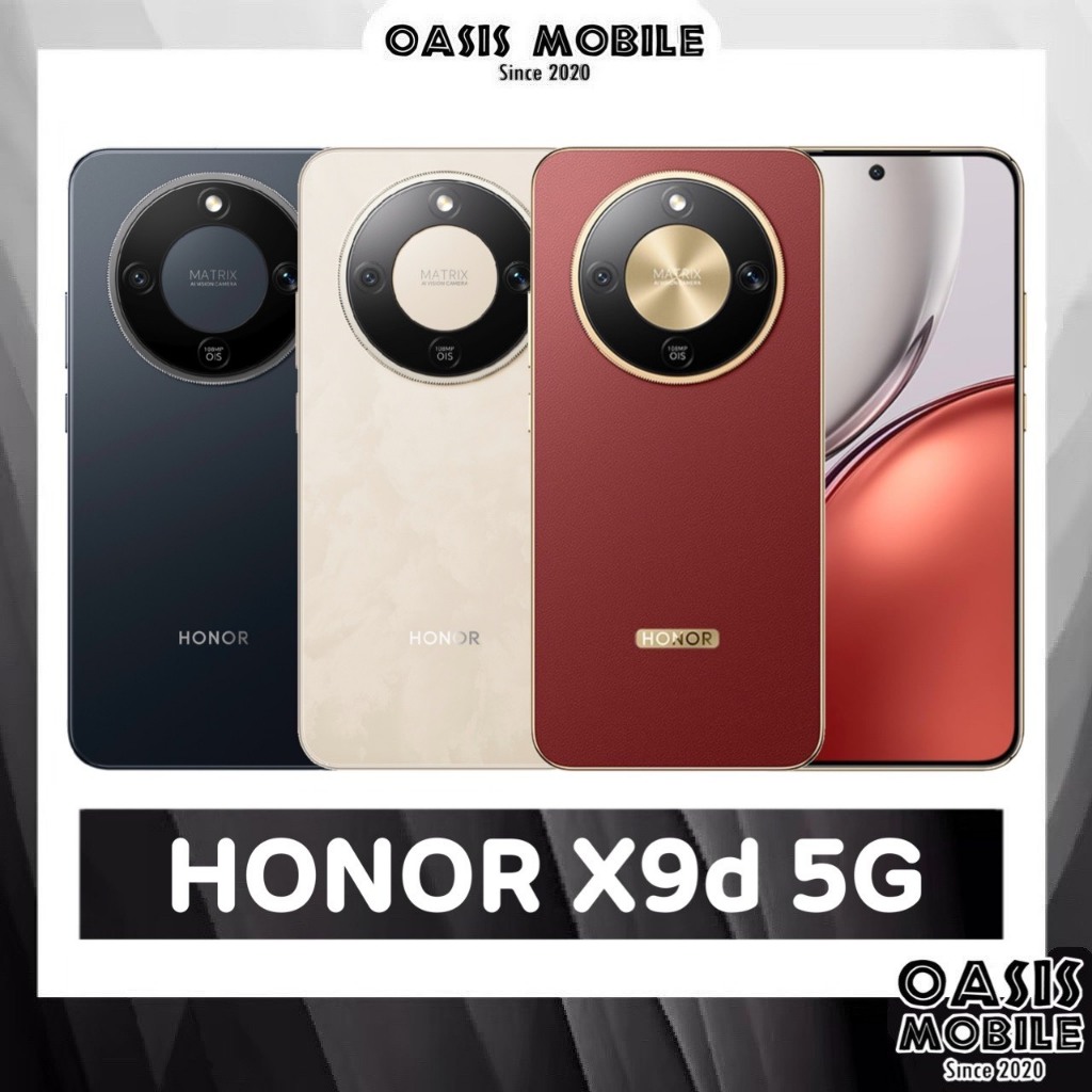 [Hot] Honor X9d 5G 12/256GB จอ 6.79“ 120Hz Snapdragon 6 Gen 4 แบต 8,300 ชาร์จไว 66W ศูนย์ไทย by OASI