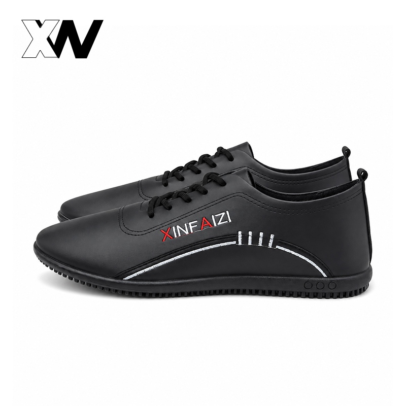 XWbrand รองเท้าผู้ชายรุ่นใหม่ฤดูร้อน หนังPUลำลอง พื้นกันลื่น สวมใส่ง่าย มีมาให้เลือกหลายสี วัสดุคุณภาพดี พร้อมส่งจากไทย