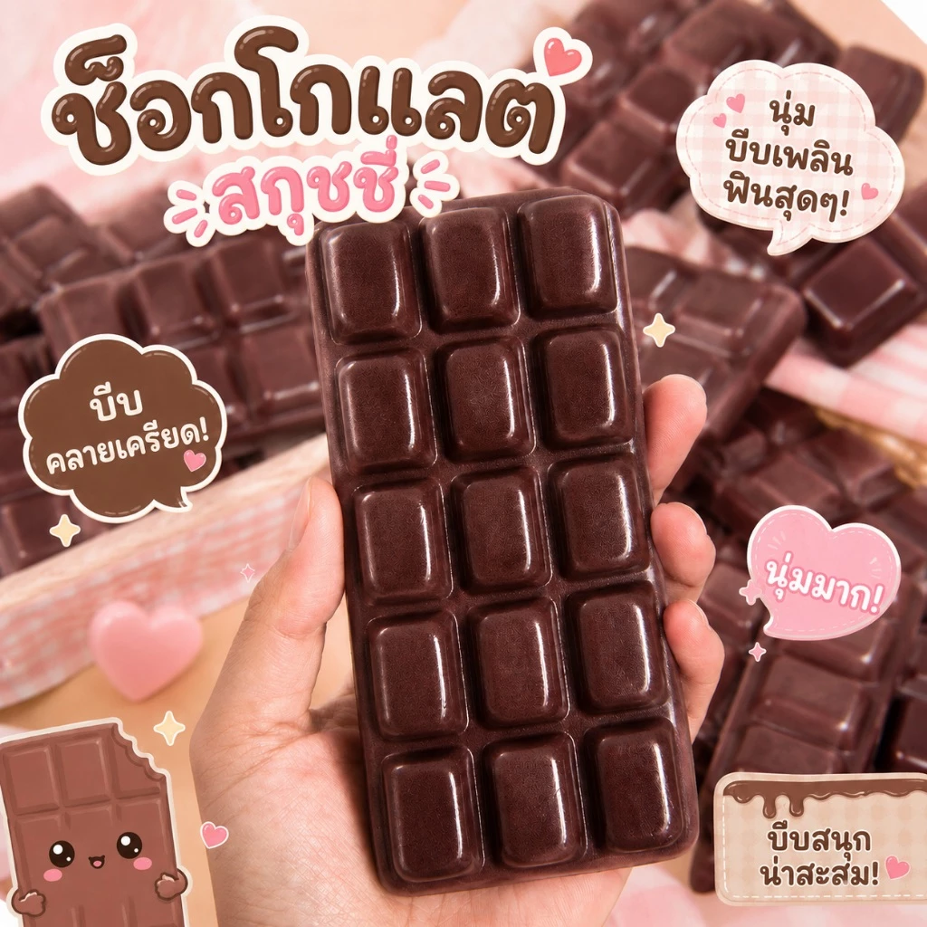 สกุชชี่ ของเล่นบีบนุ่มนิ่ม Squishy น่ารัก คลายเครียด คืนตัวช้า สโลว์ thumbnail 6