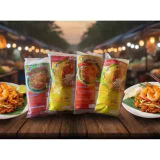 (4ห่อ) ผัดไทยอรรถรส/ผัดหมี่โคราช/ผัดหมี่จัดจ้าน ขนาด 115 กรัม พร้อมซอสปรุงสำเร็จรูป