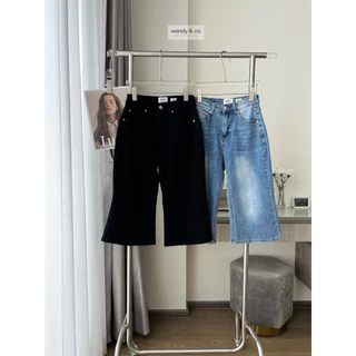 📍พร้อมส่ง📍11128 🇰🇷FSY Capri Jeans กางเกงยีนส์คาปรี ผ้ายีนส์ยืดหยุ่นได้เยอะ กระชับหุ่นทรงสวยมาก