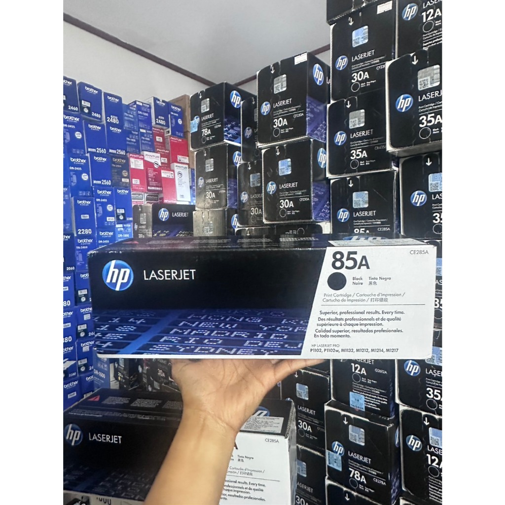 HP 85A CE285A Black ตลับหมึกโทนเนอร์ สีดำ ของแท้ 100%
