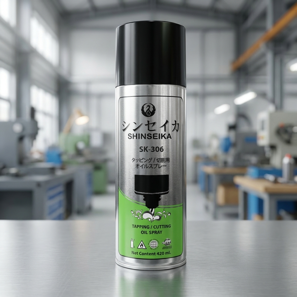 Skinseika SK-306 TAPPING / CUTTING OIL SPRAY สเปรย์น้ำมันต๊าปเกลียว 420 ml.