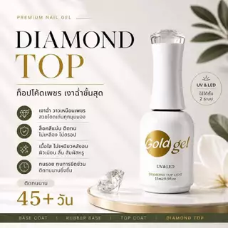 พร้อมส่ง!! ติดทนเงางาม Gold Gel เคลือบเล็บเจล เบสโค้ท #โกลด์เจล ของแท้❤️ส่งจากไทย
