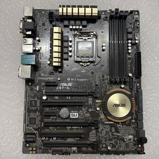 เมนบอร์ด ASUS Z97-A Socket 1150 มี M.2 รองรับ i7-4790K เทสต์แล้ว รับประกัน 1 เดือน