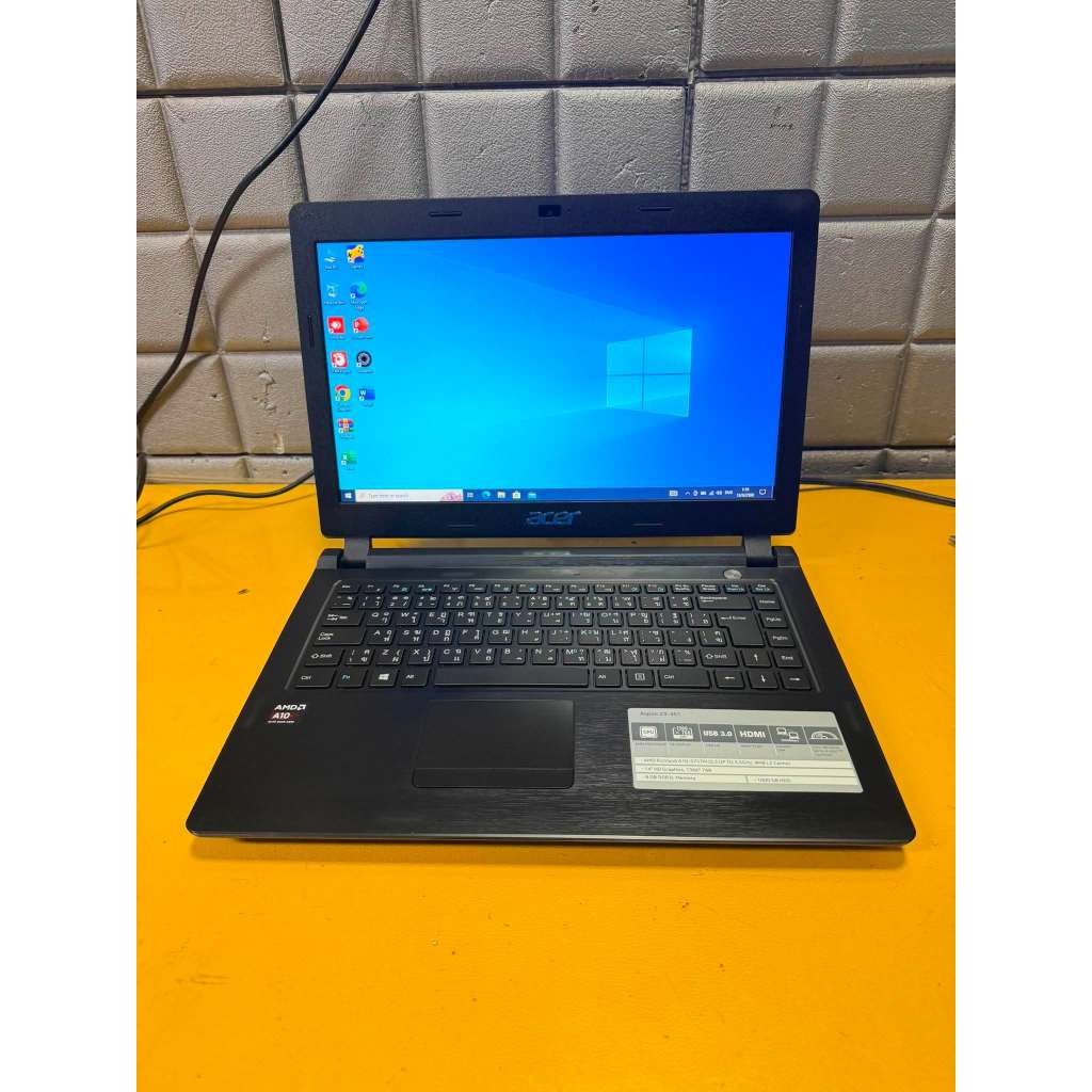 โน๊ตบุ๊ค A10-5757M  ACER ASPIRE Z3-451 /RAM8/SSD 120G/ จอ14นิ้ว  มือ2สภาพดี
