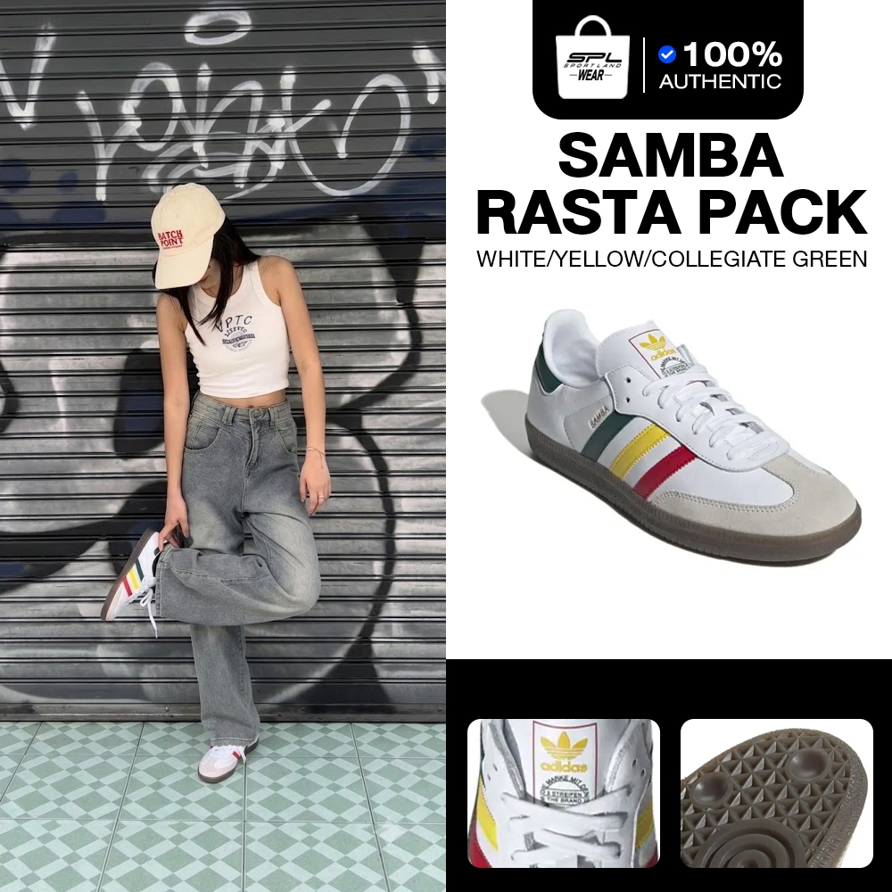 Adidas อาดิดาส รองเท้าผ้าใบ รองเท้าลำลอง ND M Samba OG IH3118 (3800)