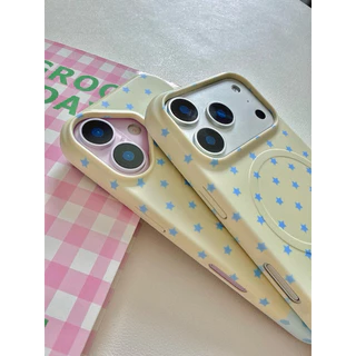 [i17] ส่งด่วน✨ PC-097 Milky Star+ไอริงแม่เหล็กเคสไอโฟน ชาร์จไร้สาย มินิมอล สำหรับ Iphone 13-17Promax