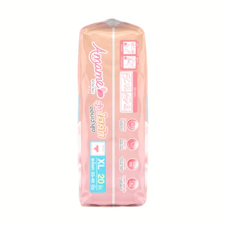 ห่อ 20ชิ้น อามาเมะ Amame ผ้าอนามัยแบบกางเกงทรง Hi-Cut ขาเว้า เอวสูง นุ่ม ไม่เทอะทะ ไม่ตุง แม่หลังคลอด ทั้งกลางวันกลางคืน