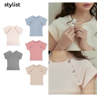 STYLIST (S-3XL) - Noor T-Shirts 003 เสื้อยืดกระดุม