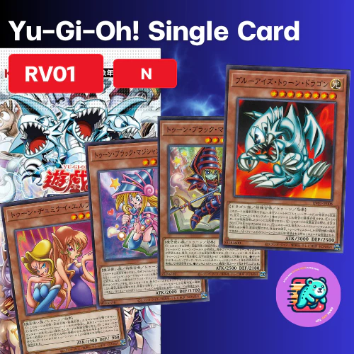 [RV01] ระดับ N YuGiOh Single Card รหัส JP / REVOLUTION BOOSTER - Toon & Witchcrafter & Unchained [Konami]