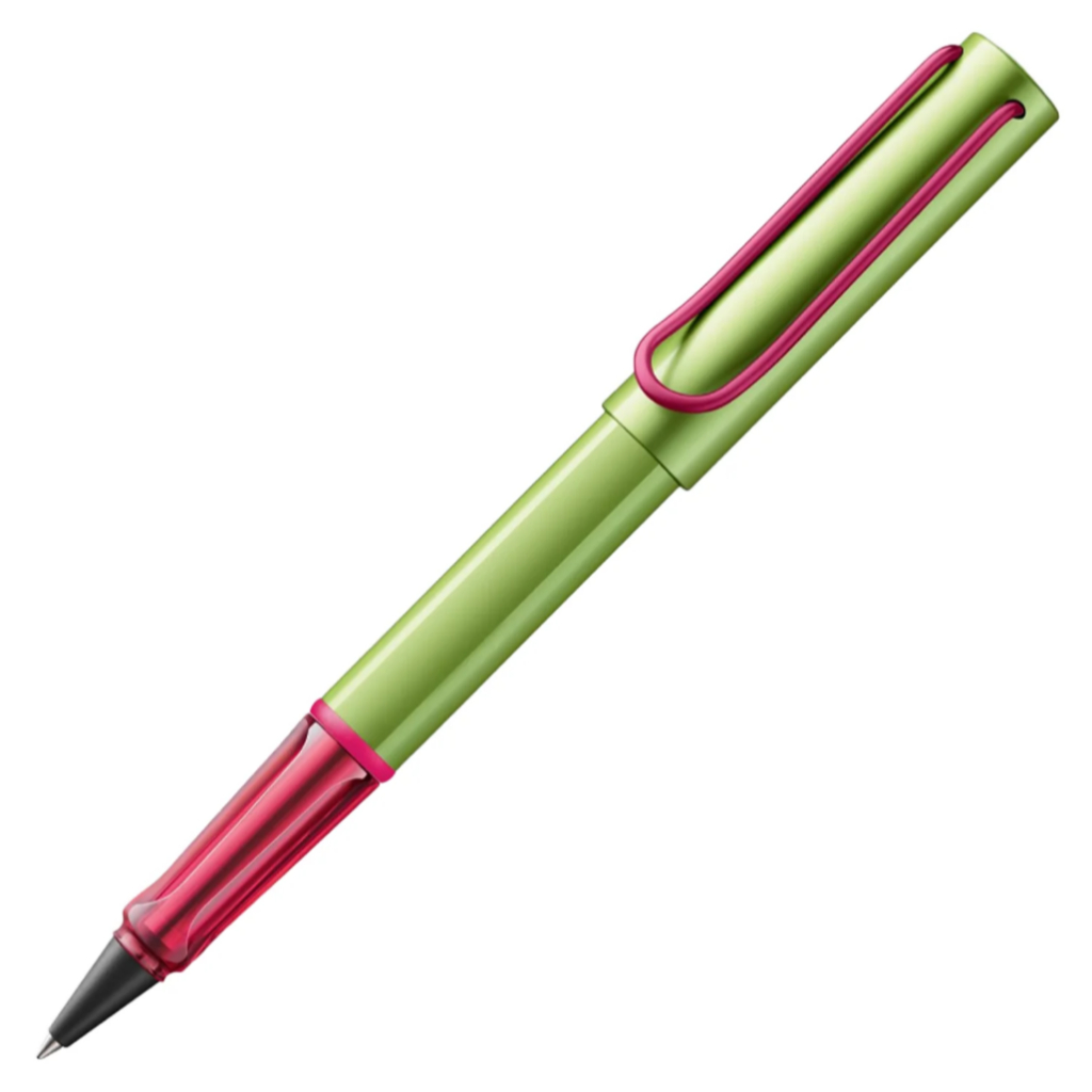 LAMY AL-star Rollerball Pen Disco Limited Edition 2026 (ปากกาลามี่ ด้ามสีเขียว คลิปสีชมพู)
