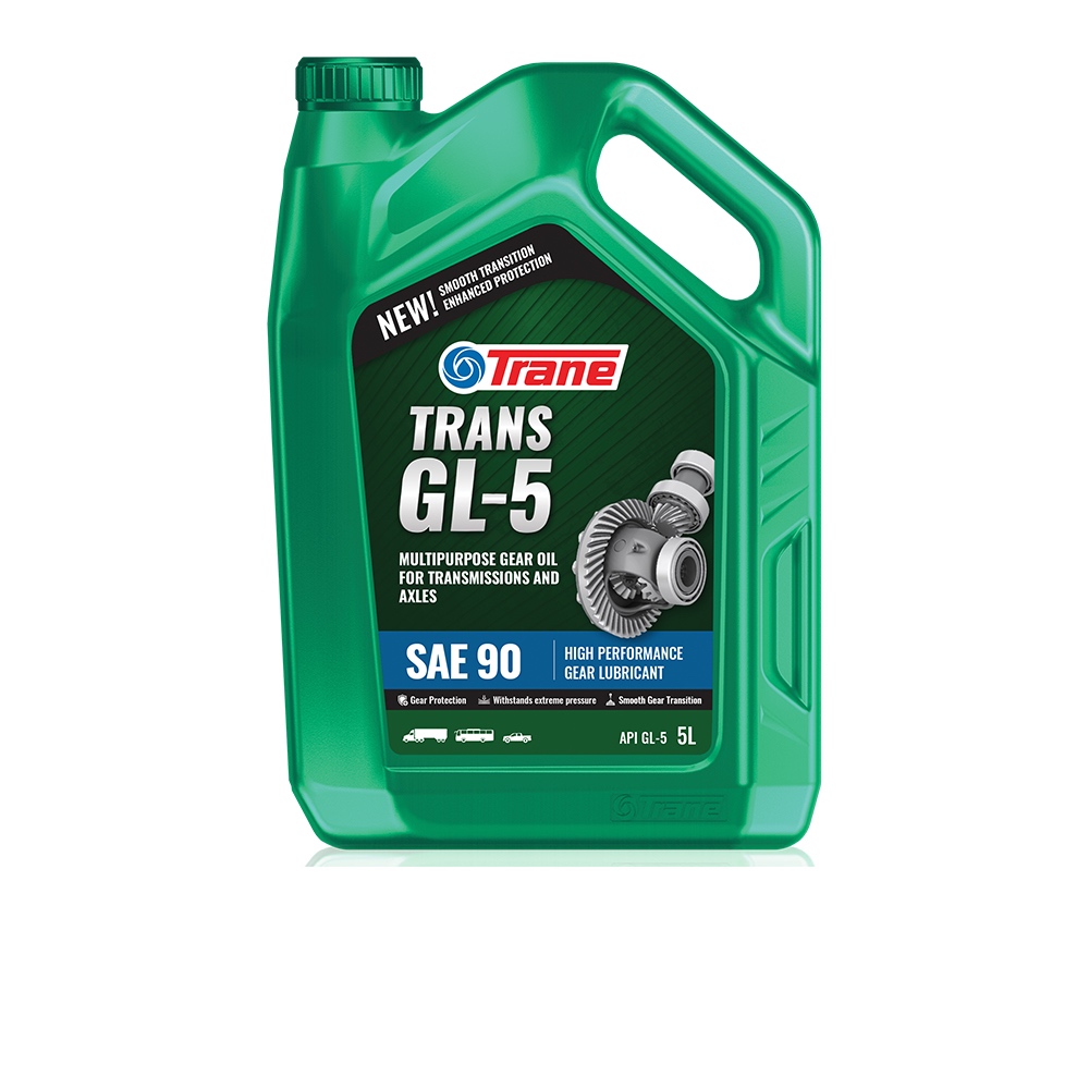 TRANE TRANS GL-5 90 น้ำมันเกียร์และน้ำมันเฟืองท้าย ขนาด 5 ลิตร ทนแรงกดสูง มาตรฐาน API GL-4