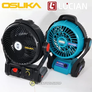 ถูกที่สุด!! พัดลมไร้สาย Osuka / LUCIAN รุ่น OCF762 - M1 / OCF763 - M1 [ มีไอน้ำ ] ขนาด 9" พัดลมแบตเตอรี่ พัดลมพกพา พัดลม