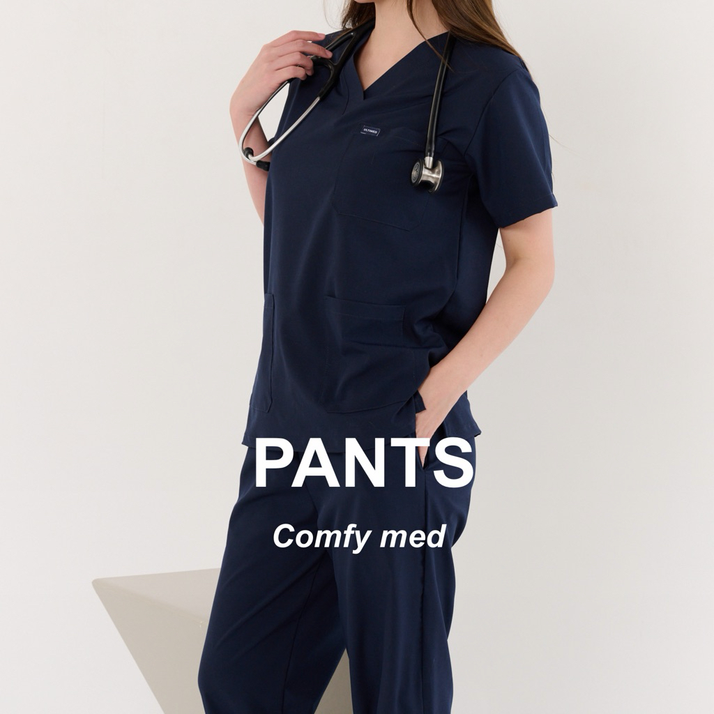 Ultimed | กางเกงสครับ สี Classic navy รุ่น comfy med