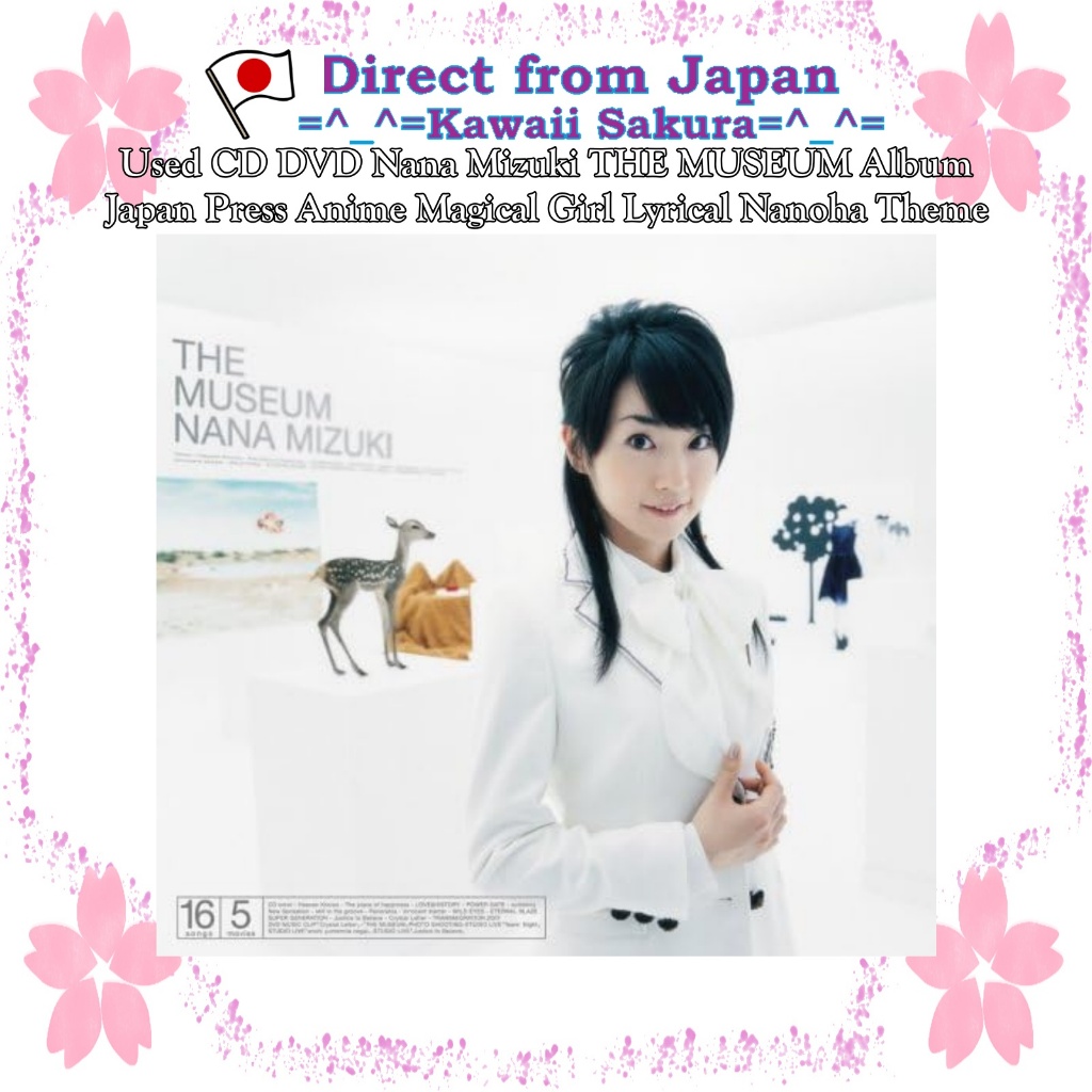 Used CD DVD Nana Mizuki THE MUSEUM Album Japan Press Anime Magical Girl Lyrical Nanoha Theme