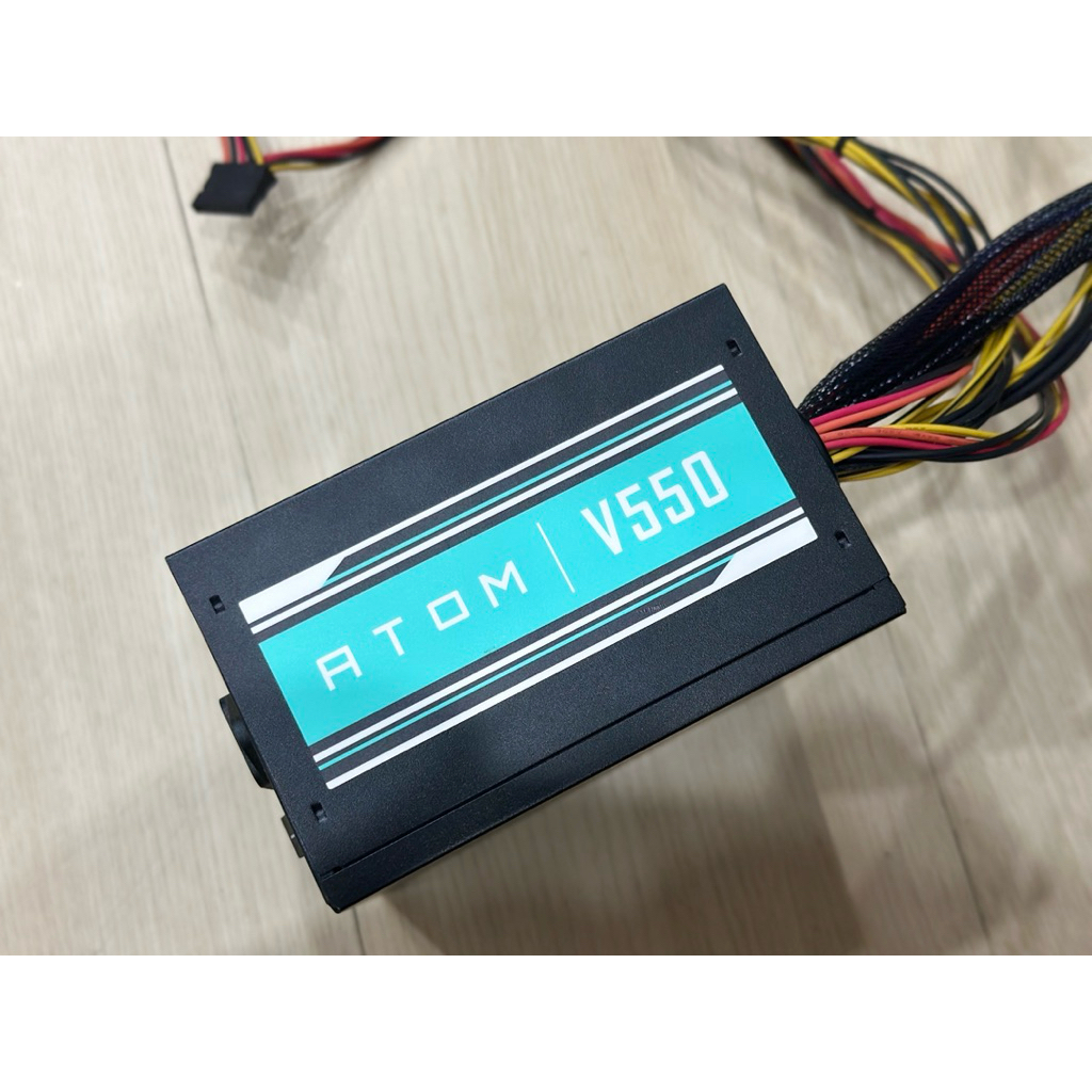 POWER SUPPLY (อุปกรณ์จ่ายไฟ) ANTEC ATOM V550 - 550W BLACK ATX (มีของพร้อมจัดส่ง)