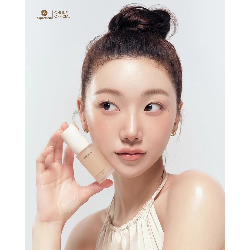 SUPERMOM l PRIME SKIN BASE PREP เบสสำหรับเตรียมผิวก่อนแต่งหน้า 30 ml Made in korea