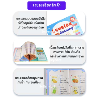 Leveled Reading English Book หนังสือเด็กพูดได้ มีเสีย งภาษาอังกฤษ ฝึกอ่าน 17 หัวข้อ 200+คำ 27เพลง 4TPR Songs สอนโฟนิกส์