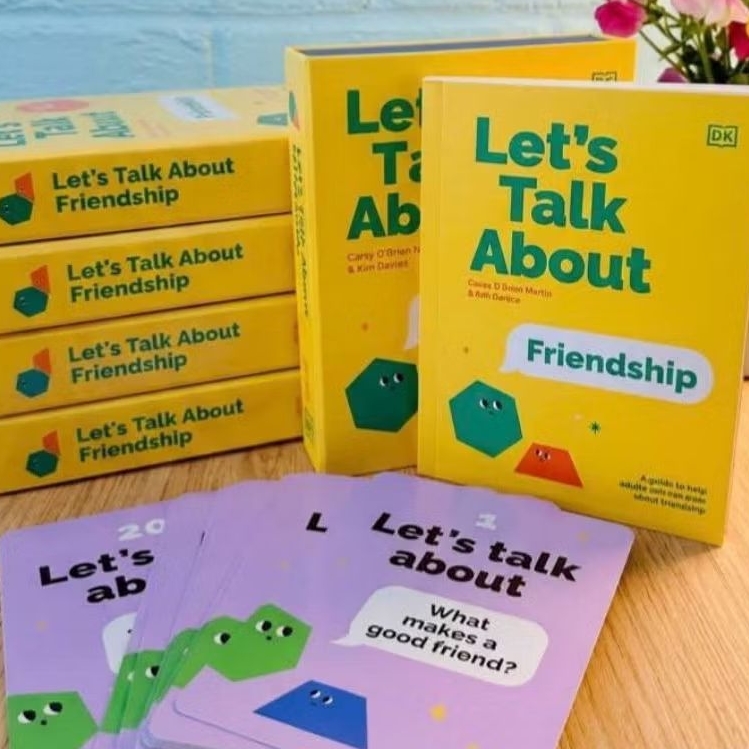 (New) Let's Talk About Friendship  ชุด box set กล่องหนาแข็งแรงสไลด์เปิด หนังสือ+ การ์ด 20 แผ่น