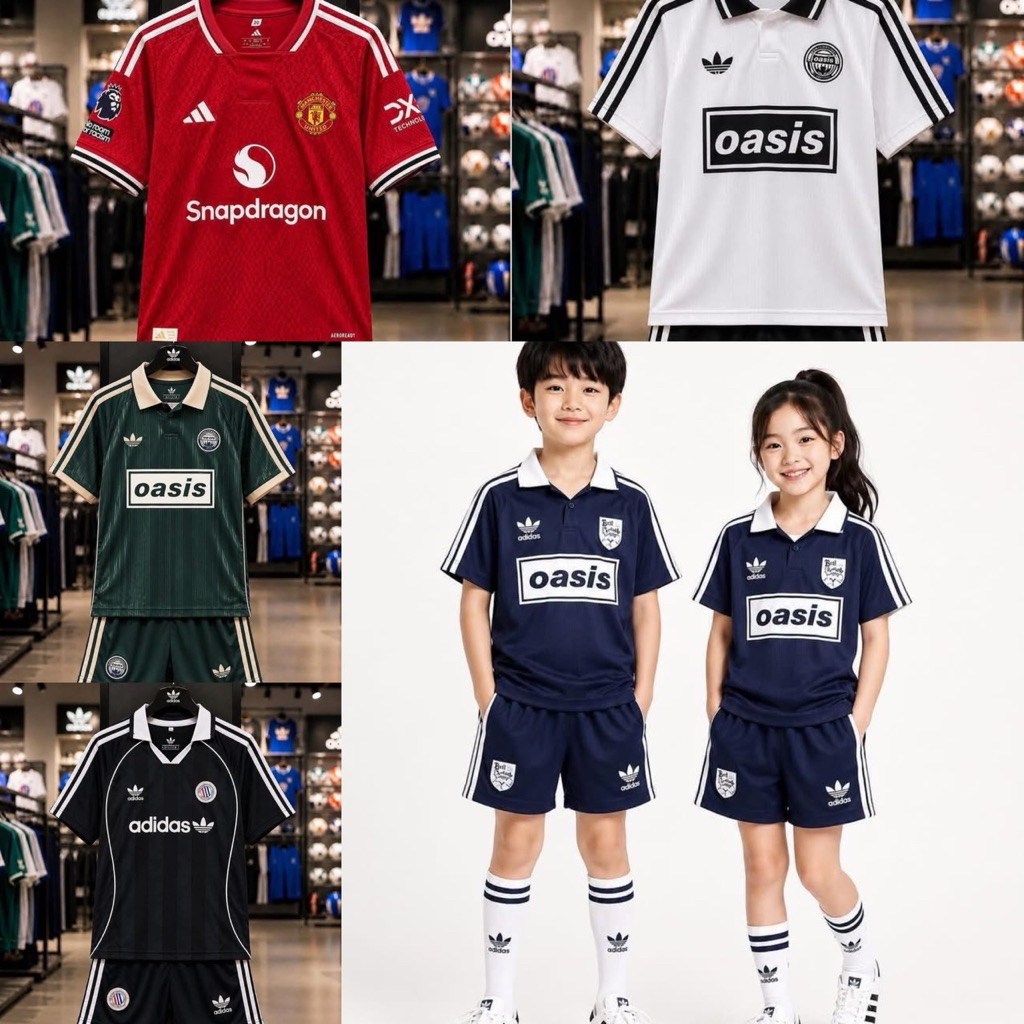 พร้อมส่ง ⚽️ชุดบอลเด็ก ชุดกีฬาเด็ก ลายแบบใหม่ ตัวท็อป ผ้าคลายร้อน