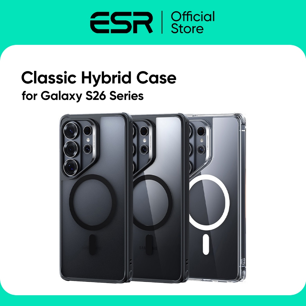 ESR เคสสำหรับ Galaxy S26 Ultra รุ่น Classic Hybrid Case