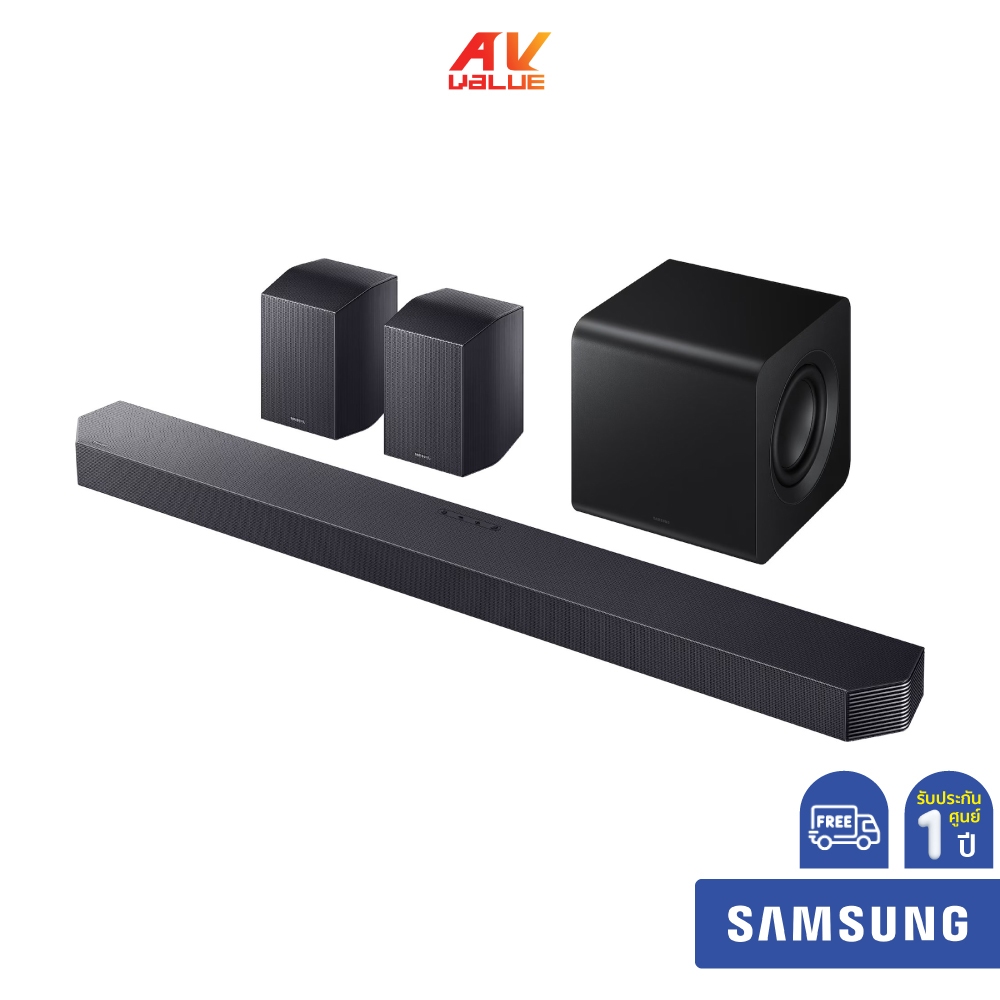 Samsung HW-Q930H - 9.1.4 ch Dolby Atmos Soundbar with Subwoofer & Rear Speaker (2026) (ลำโพงซาวด์บาร