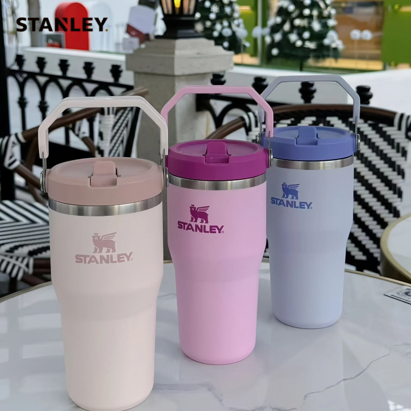 ของแท้ 100% STANLEY แก้วดูดแบบพับเก็บได้ พร้อมหูหิ้ว