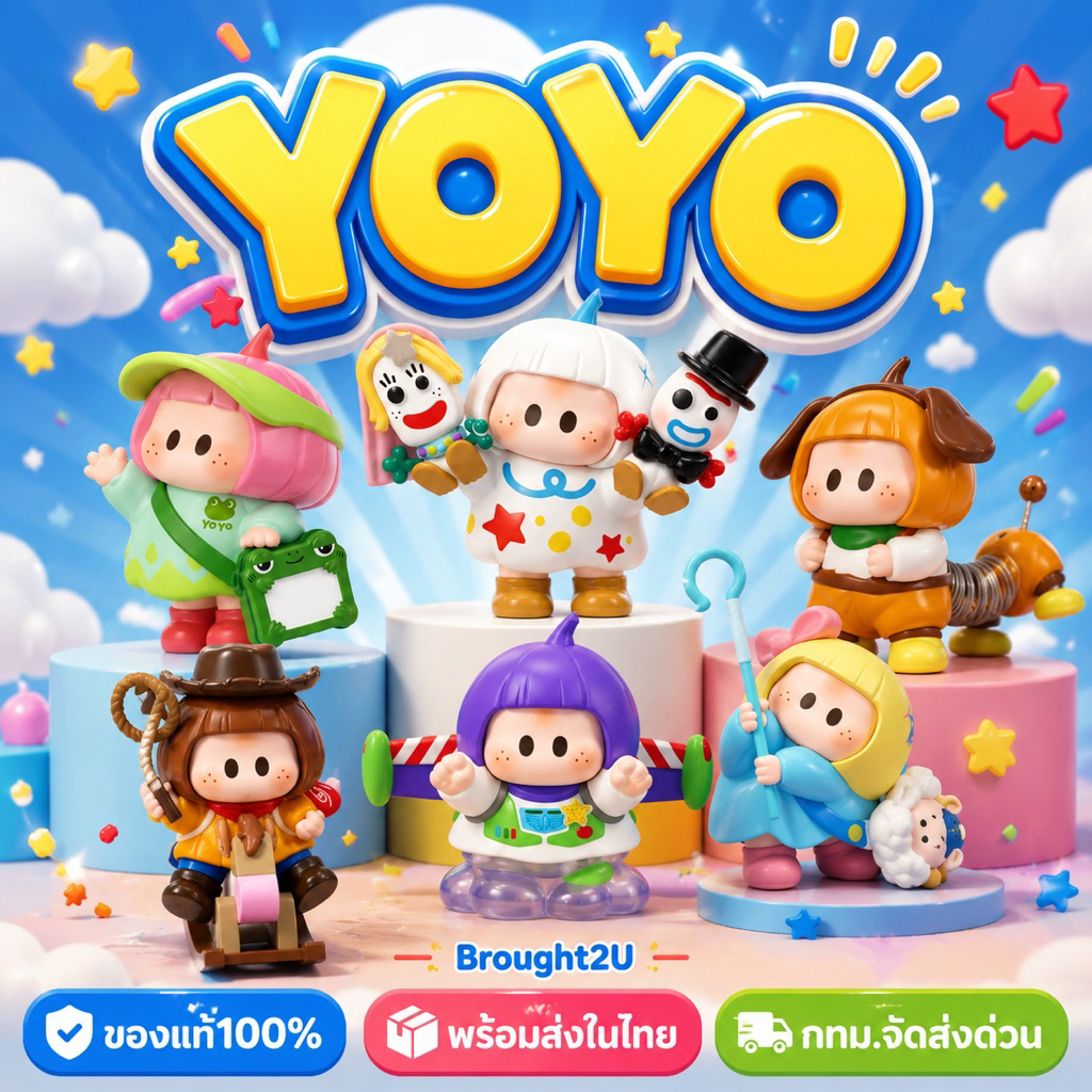 [พร้อมส่งในไทย🦖🧸] YOYO x Toy Story Series Figure