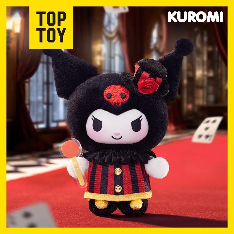 TOPTOY x KUROMI Poker Kingdom Series Plush Pendant BlindBox 