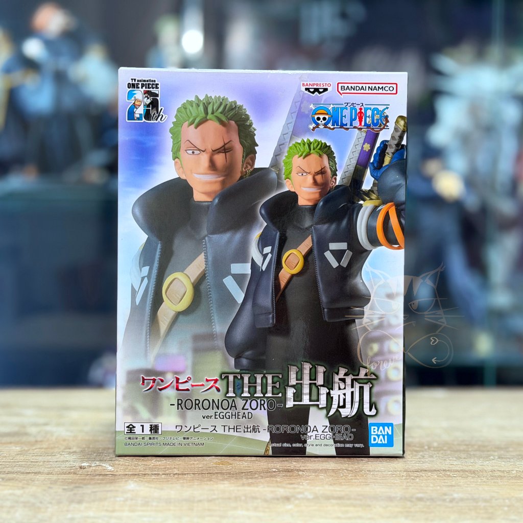 One Piece Roronoa Zoro Egghead Figure ฟิกเกอร์โซโล เอ็กเฮด วันพีช ของแท้
