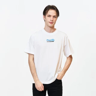 PLAYBOY 06PB เสื้อยืด เสื้อผ้าผู้ชาย/เสื้อ/เสื้อยืดสีขาว รุ่น P1MT265TB069WH 072BE 073WH