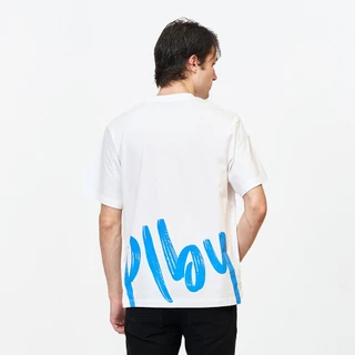 PLAYBOY 06PB เสื้อยืด เสื้อผ้าผู้ชาย/เสื้อ/เสื้อยืดสีขาว รุ่น P1MT265TB069WH 072BE 073WH