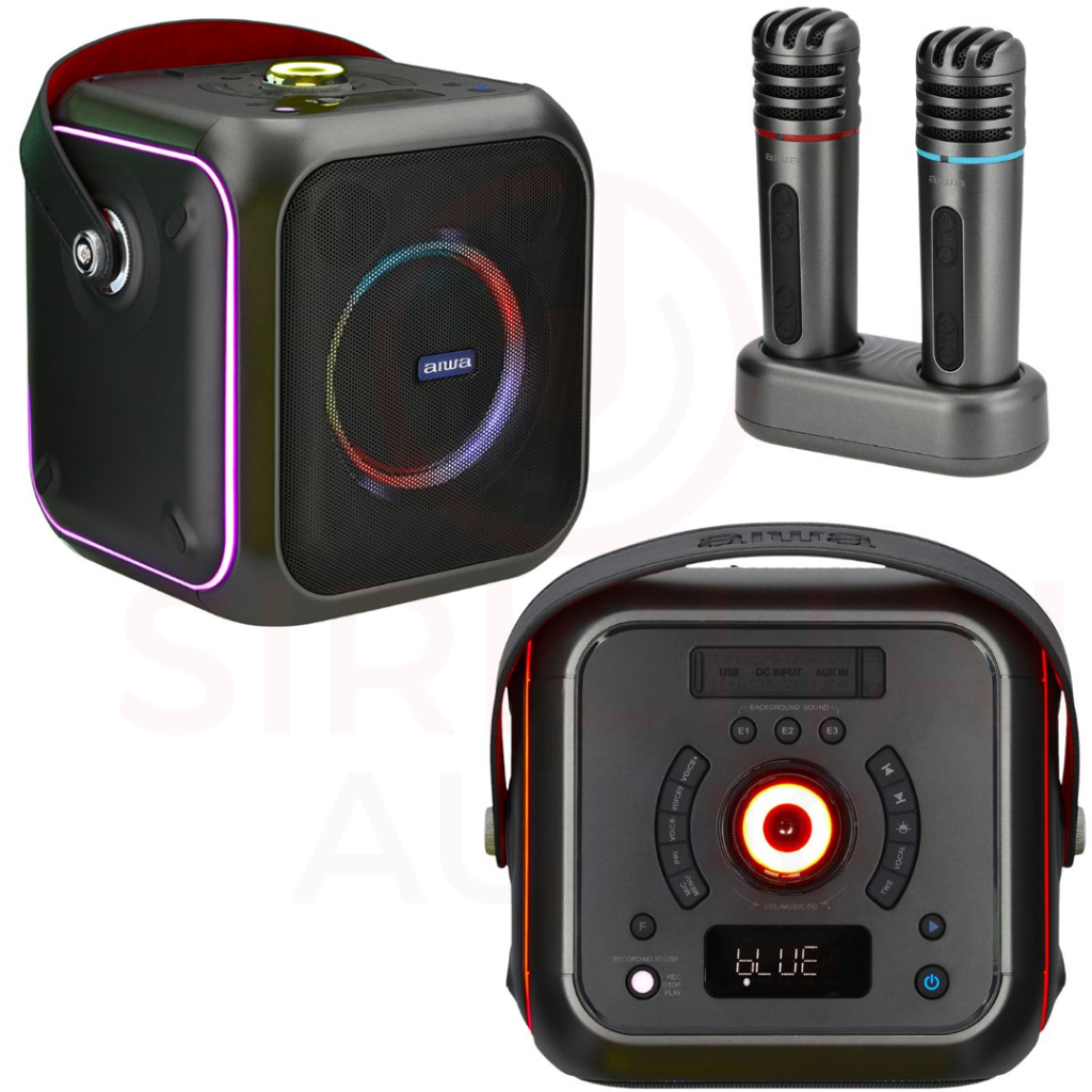 AIWA AW-B200K ลำโพงบลูทูธพกพาคาราโอเกะ